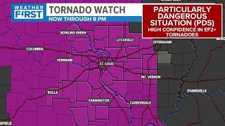 Radar: Strong storms in Missouri, Illinois