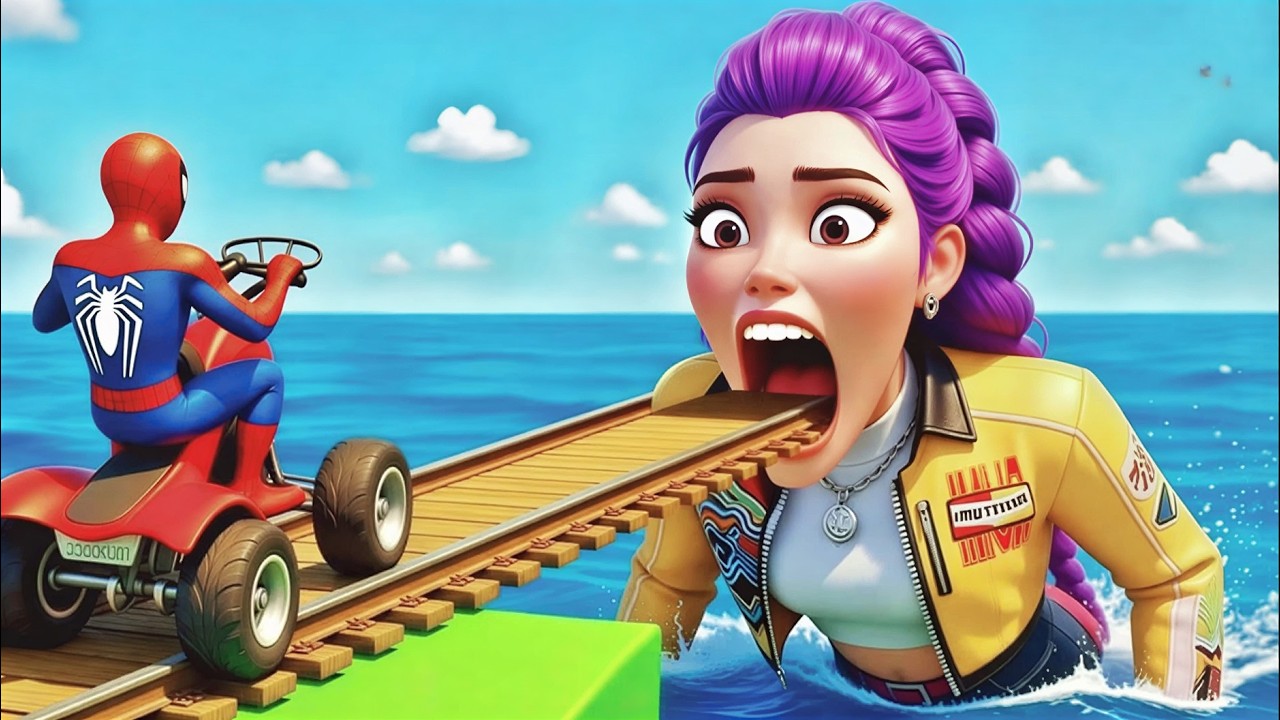 الرجل العنكبوت انقاذ باتمان Spider-Man Rescue tung vs halk vs venom funny Game GTA 5 superhero