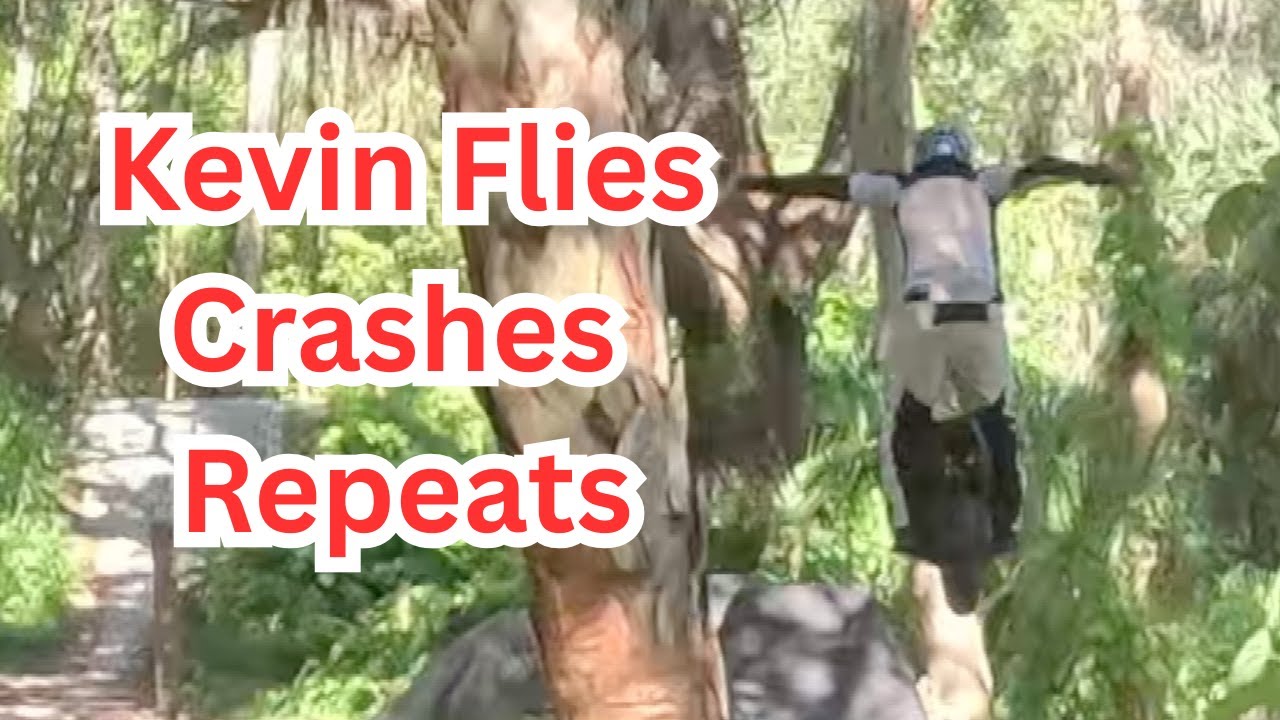 EUC Big Air, Bigger Crash. WARNING: May cause trail envy or tailbone sympathy.