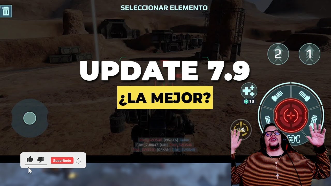 Llegó la Actualización 7.9 con cambios | personalizando mi HUD | War Robots WR 