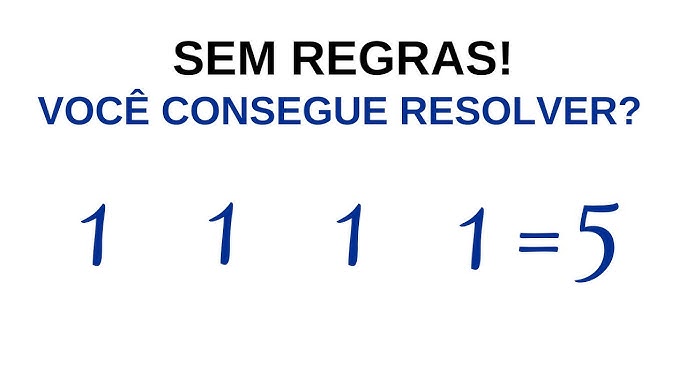 RACHA CUCA SEM REGRAS, VOCÊ CONSEGUE RESOLVER?