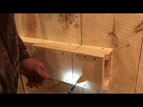 Video: Super Simple, Super Easy Wooden Door Latch for Barn Doors