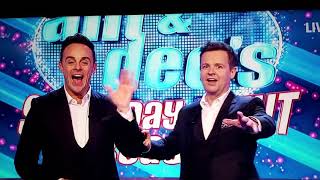 Ant and dec saturday night takeaway photo bombed by newcastle fans