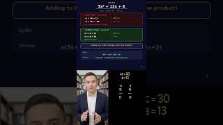 5x² + 13x + 6 — Can You Pick the Right Pair? 🧠 | Factoring Trap Series | #SAT Math #Algebra