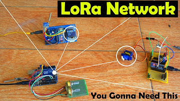 Arduino LoRa Network, Master Arduino LoRa to Multiple Arduino Lora Nodes, LoRa End Nodes, RA02 Lora