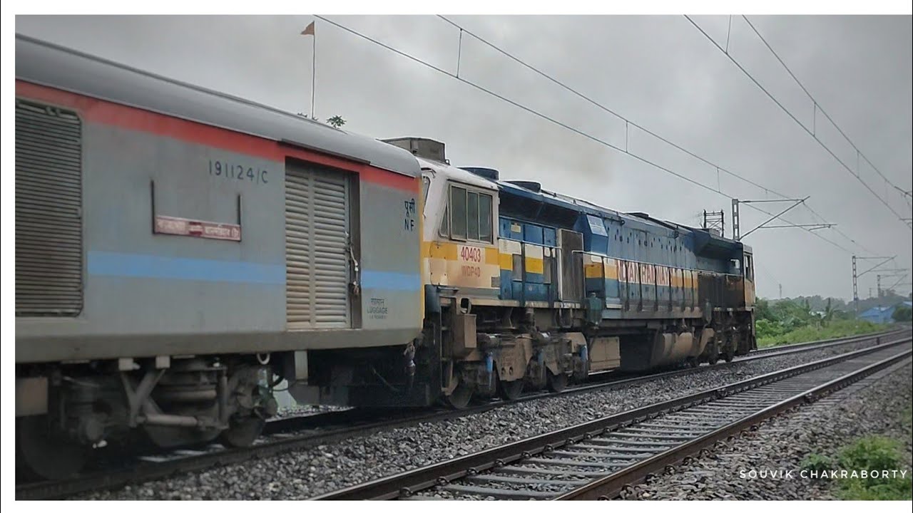 Diesel Days Of Northeast Express || Siliguri WDP4D 40403 With 02550 ANVT - KYQ Northeast East Exp