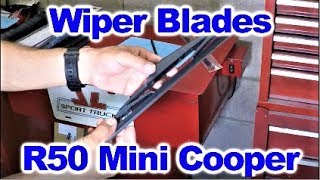 How to replace Wiper Blades on R50 Mini Cooper