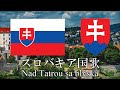 スロバキア国歌 稲妻がタトラの上を走り去り Nad Tatrou sa blýska 　スロバキア語・日本語歌詞　カタカナ読みつき　National anthem of Slovakia