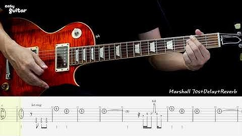 Gary Moore - One Day Guitar Lesson With Tab (Slow Tempo)