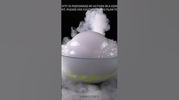 How to make smoke bubble - Science experiment you can do at home