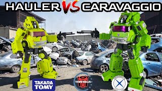 Comparison: Takara Tomy MPG-18 Road Hauler VS X-Transbots MX-35 Caravaggio