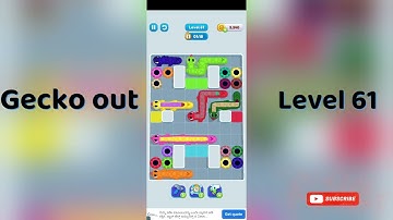 Gecko Out Level 61 Walkthrough 🧩 | Step-by-Step Puzzle Guide | SolutionGuruji