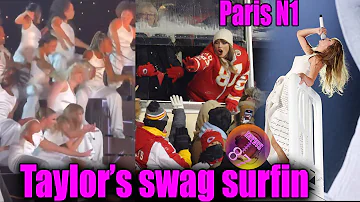 OMG! Taylor Swift Remix ‘Swag Surfin’ during 'So high School' at eras Tour Paris