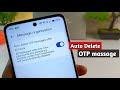 How to auto delete otp messages in android || Auto delete otp after 24 hours