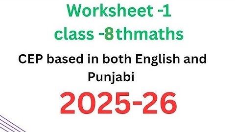 # worksheet -1/weekly practice sheet -1/class-8math/CEP-1/2025-26/English/Punjabi