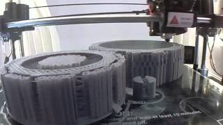 Timelapse: Warp_Core_Dilithium_Plug01.gcode