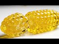 Glass Corn Cutting ASMR 🌽 – Crunchy Crystal Kernel Slice Sounds