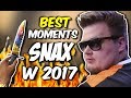 SNAX NAJLEPSZE AKCJE W 2017 ROKU !!! (200 IQ, Clutches, Highlights, Knife god) - CSGO BEST MOMENTS