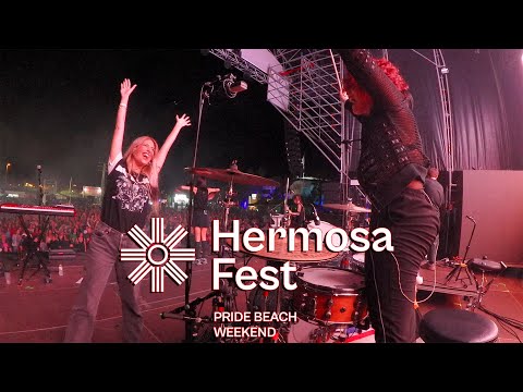 Natalia Lacunza y Javiera Mena en el HERMOSA FEST