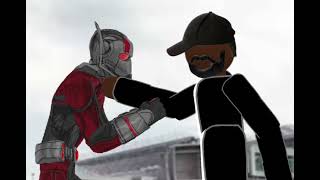 The Agent Rick Mason Vs Antman Marvel Battle 2D Animation
