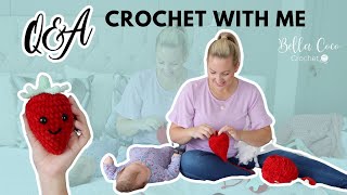 Crochet With Me Q&A crochet talk | Bella Coco Crochet