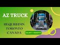 Hiring #AZCityDriver Required in Toronto Canada | Driver Jobs 2025