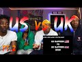 AMERICANS REACT | US RAP 🇺🇸  VS UK RAP 🇬🇧 2020 - Who wins?