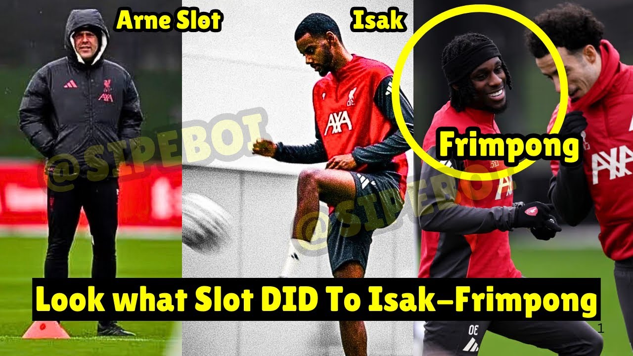 Arne Slot DID THIS To Isak and Frimpong in Liverpool training Today ahead Forest | Look at this 