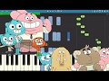 The Amazing World Of Gumball - Be Your Own You ! - Piano Tutorial - The Copycats