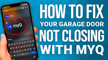 Zo repareert u het probleem met uw niet-sluitende garagedeur met de myQ-app: snelle en eenvoudige...