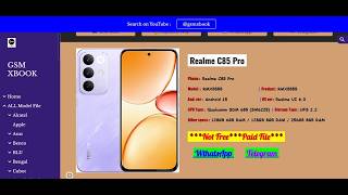 Realme C85 Pro RMX5555 Original Qcn File [gsmxbook] #qcn #noservicefix  #basebandrepair #basebandfix