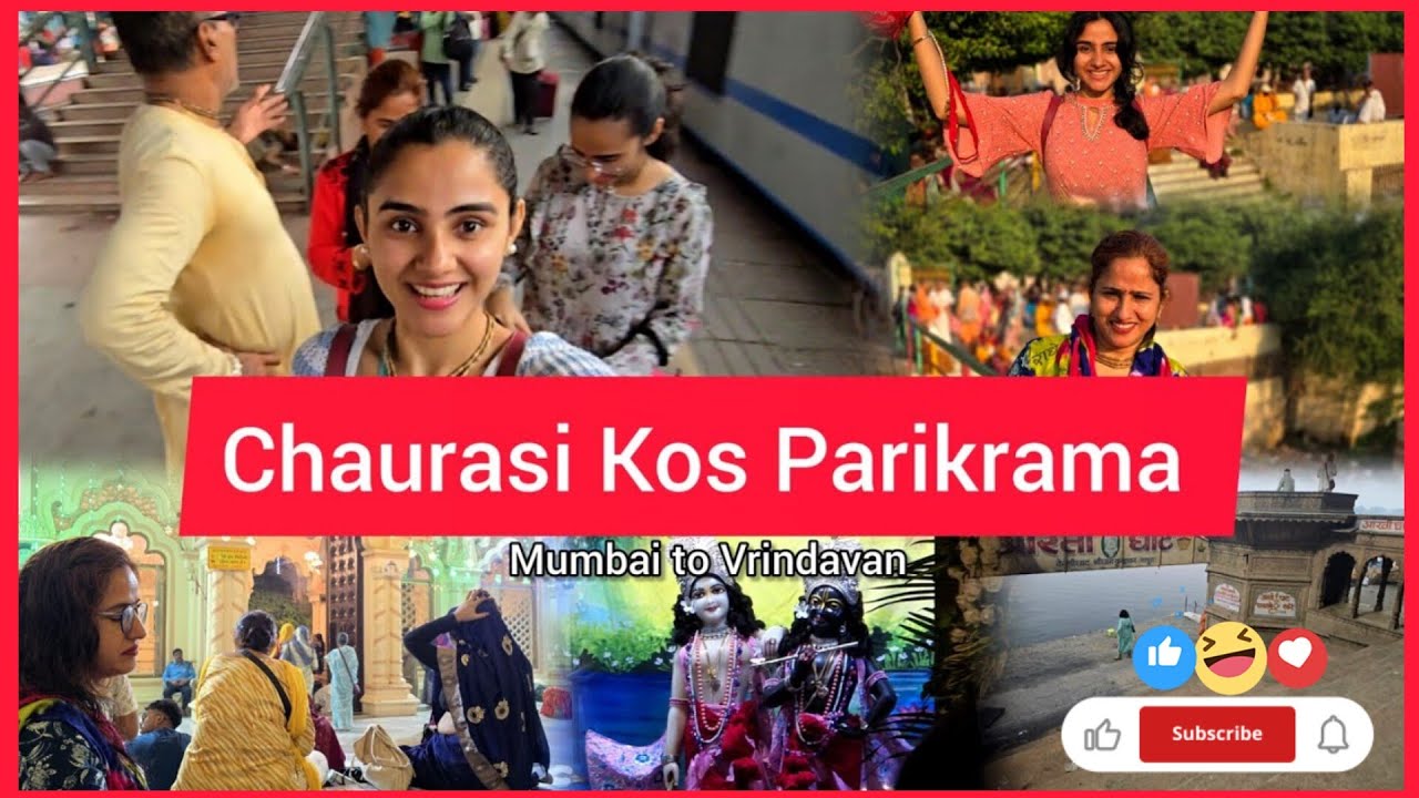 Mumbai to Vrindavan|Vraj Mandal 84-kos parikrama 2024 |Kartik Special| Premanandji| Anirudha Acharya