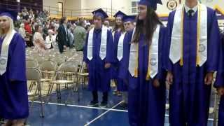Ladysmith High School graduation 2013 Fanfare and Processional
