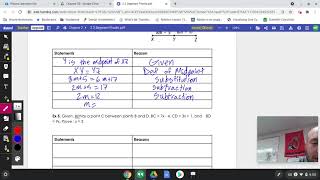 Geometry Notes: Segment Proofs-August 26, 2021