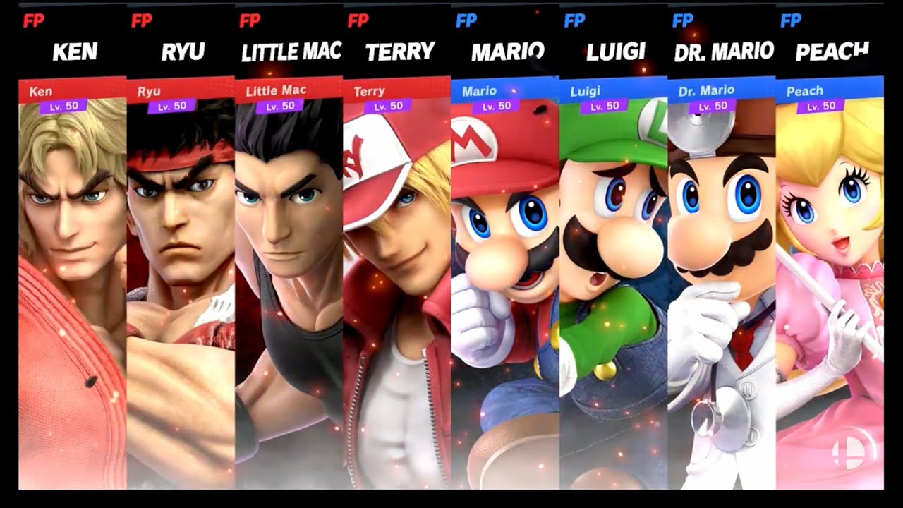 Super Smash Bros Ultimate Amiibo Fights  – Request #19355 Fighters vs Super Mario