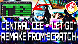 MAKING CENTRAL CEE - “LET GO” FROM SCRATCH (REMAKE TUTORIAL Instrumental) ON GARAGEBAND IOS