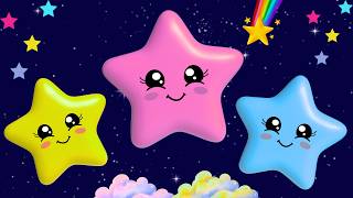 💖Twinkle Twinkle Little Star | Soothing Nursery Rhymes 💤| Baby Sleep Music | Sing Along | Cartoon screenshot 4