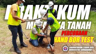 Percobaan Hand Bor - Praktikum Mekanika Tanah UG