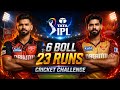 Punjab Kings Need 6 Boll 23 Runs😱▶️।। PBKS VS SRH🔥।। #realcricket #cricket #pbksvssrh #ipl #gameplay