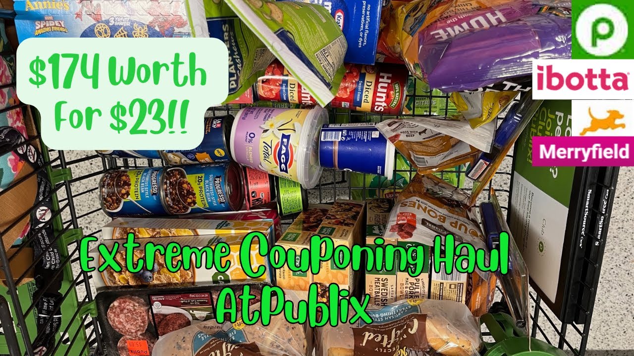 Extreme Couponing Haul At Publix! 174 Worth For Only 23! 10/6 YouTube