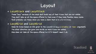 Stanford CS193p iOS Development | Lecture 5 | Layout &amp; Data Flow