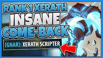 #1 XERATH WORLD AMAZING COME-BACK IN HIGH-ELO! (INSANE GAMEPLAY) - League of Legends