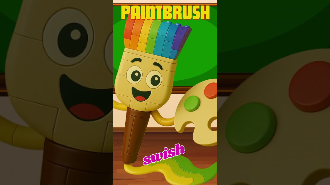 Vocabulary Song for Kids ✏️📏 Learn School Items with Pen, Pencil & Fun Sounds ✂️ Best Nursery Rhymes