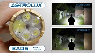 ASTROLUX EA05 - 6200 lumens Tri-beam flashlight screenshot 2