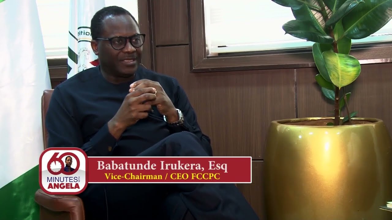 Babatunde Irukera  Vice Chairman/Ceo FCCPC ON 60 Minutes with Angela