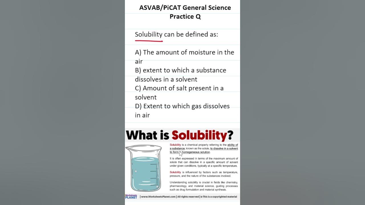 Asvab picat general science practice test question acetheasvab with 