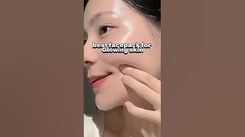 Facepack for glowing skin 🎀 #aesthetic #facepack #glowingskin