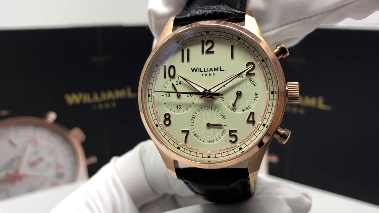 william l vintage style calendar