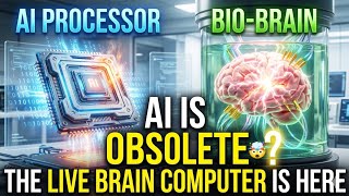 AI IS OBSOLETE? THE LIVE BRAIN COMPUTER IS HE #Ai #Oi #Bio #Tech #Brain #Science