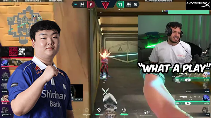 SEN Tarik REACTS To DRX BuZz INSANE PLAY With Mako Paranoia In VCT Champions